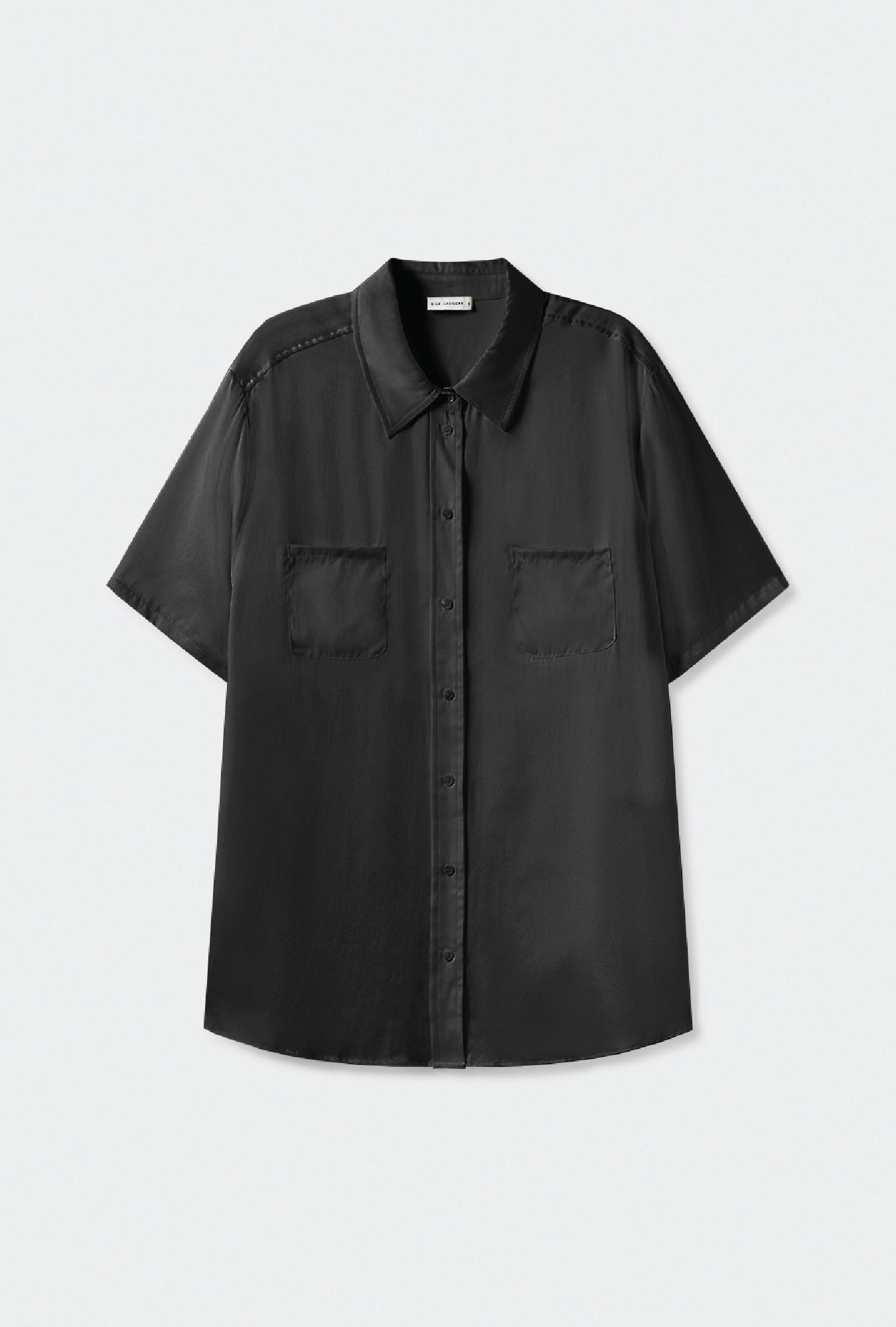 SHORT SLEEVE BOYFRIEND SHIRT 2.0 BLACK