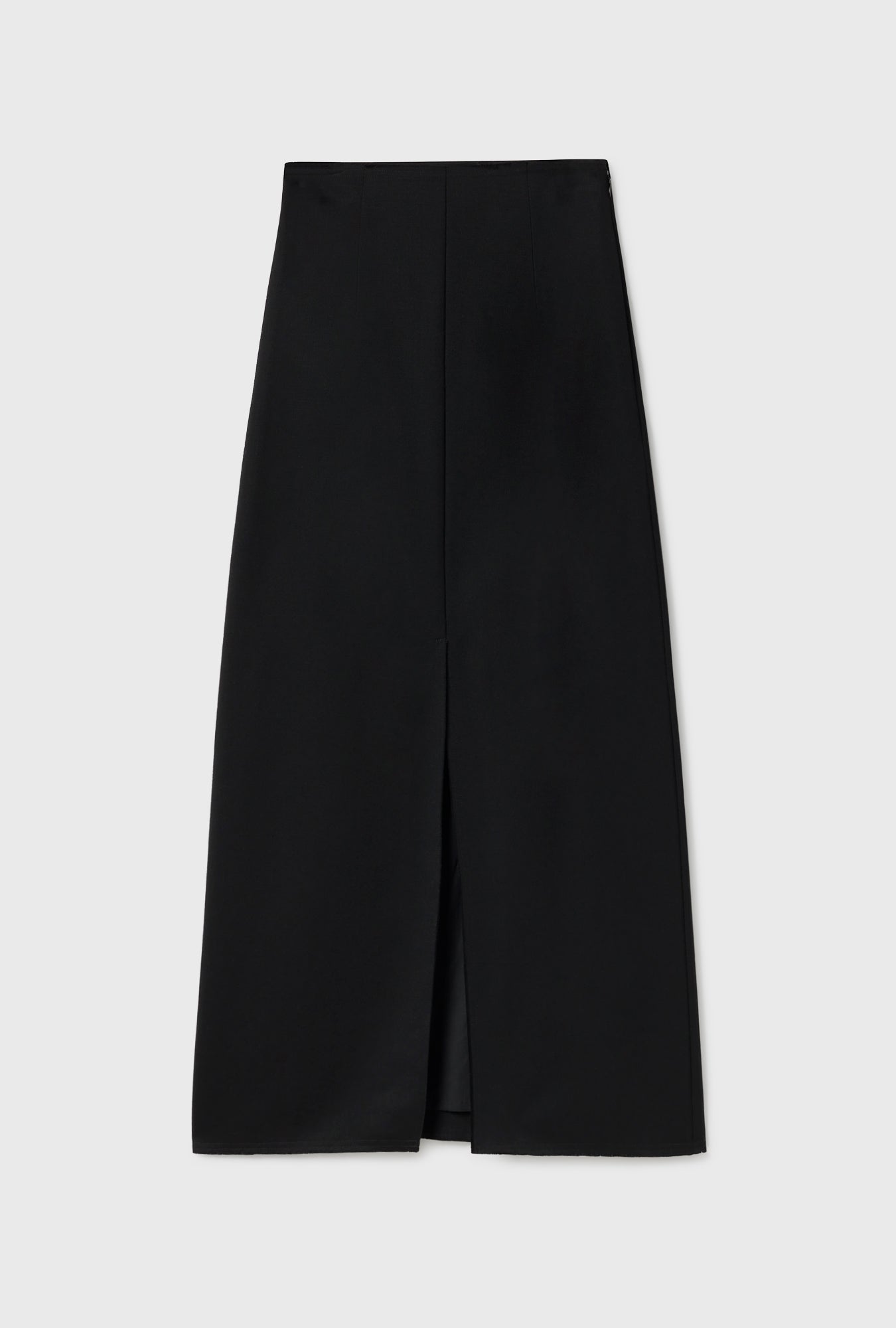 WOOL PENCIL SKIRT BLACK