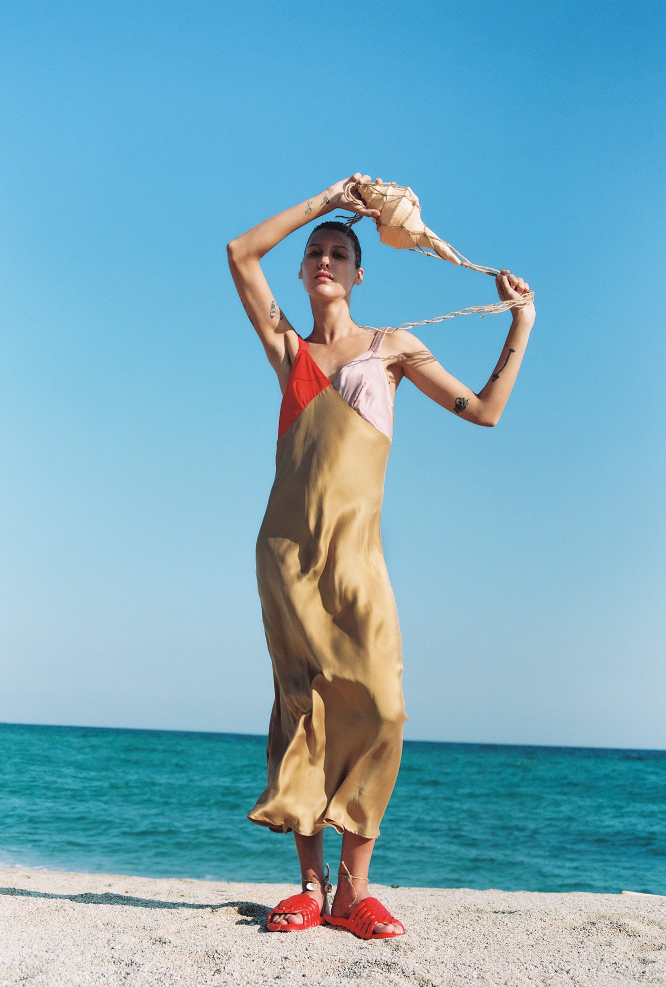 DECO RUCHED DRESS SNAPPER