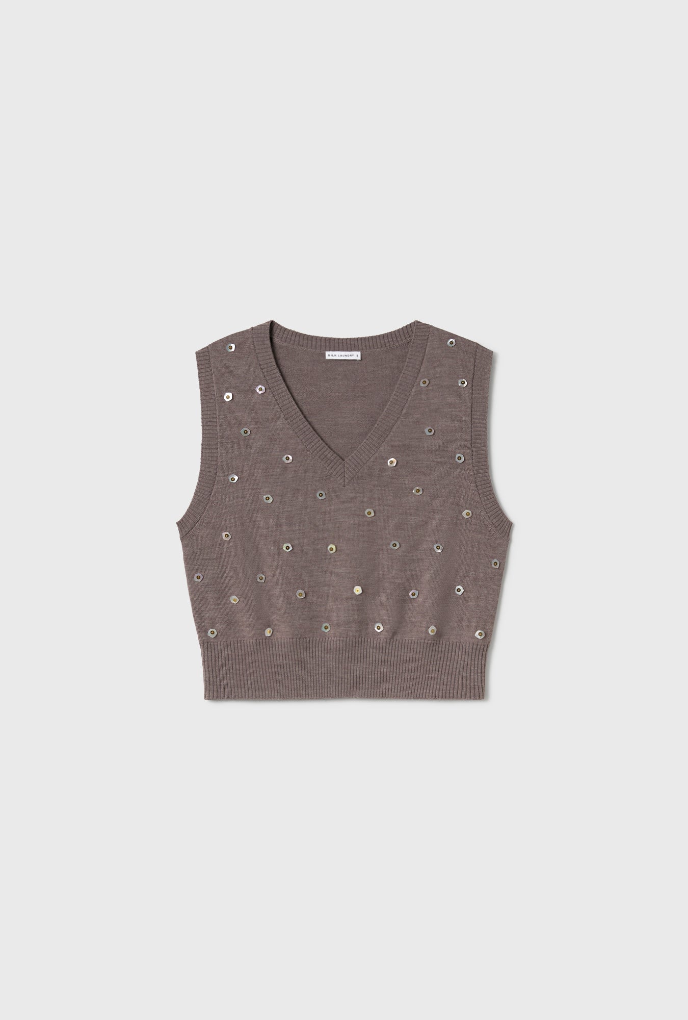 V-NECK SWEATER PEARL