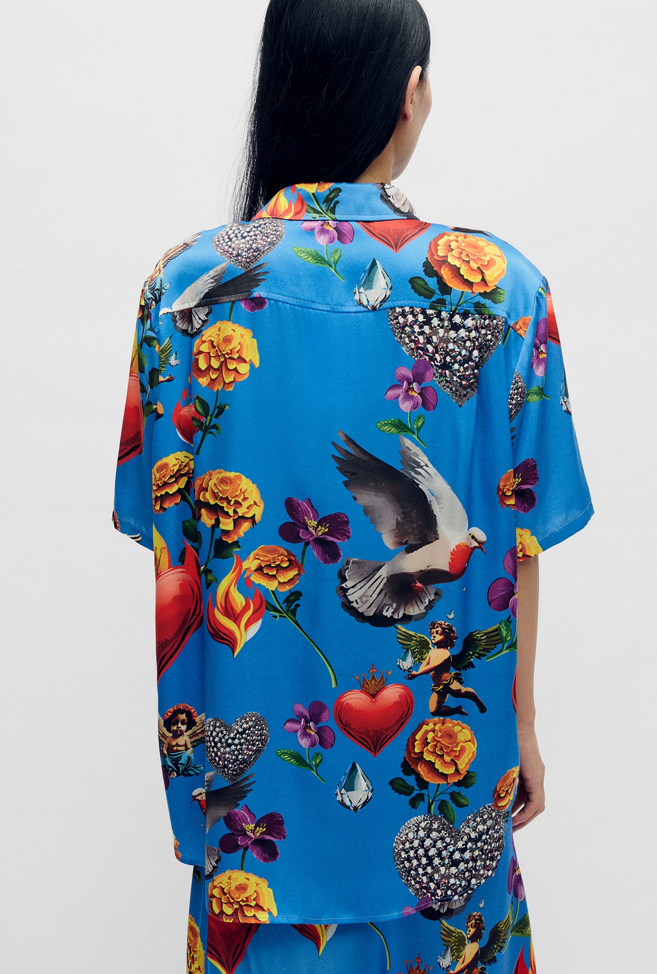 SHORT SLEEVE BOYFRIEND SHIRT DEARLY BELOVED MIRAGE