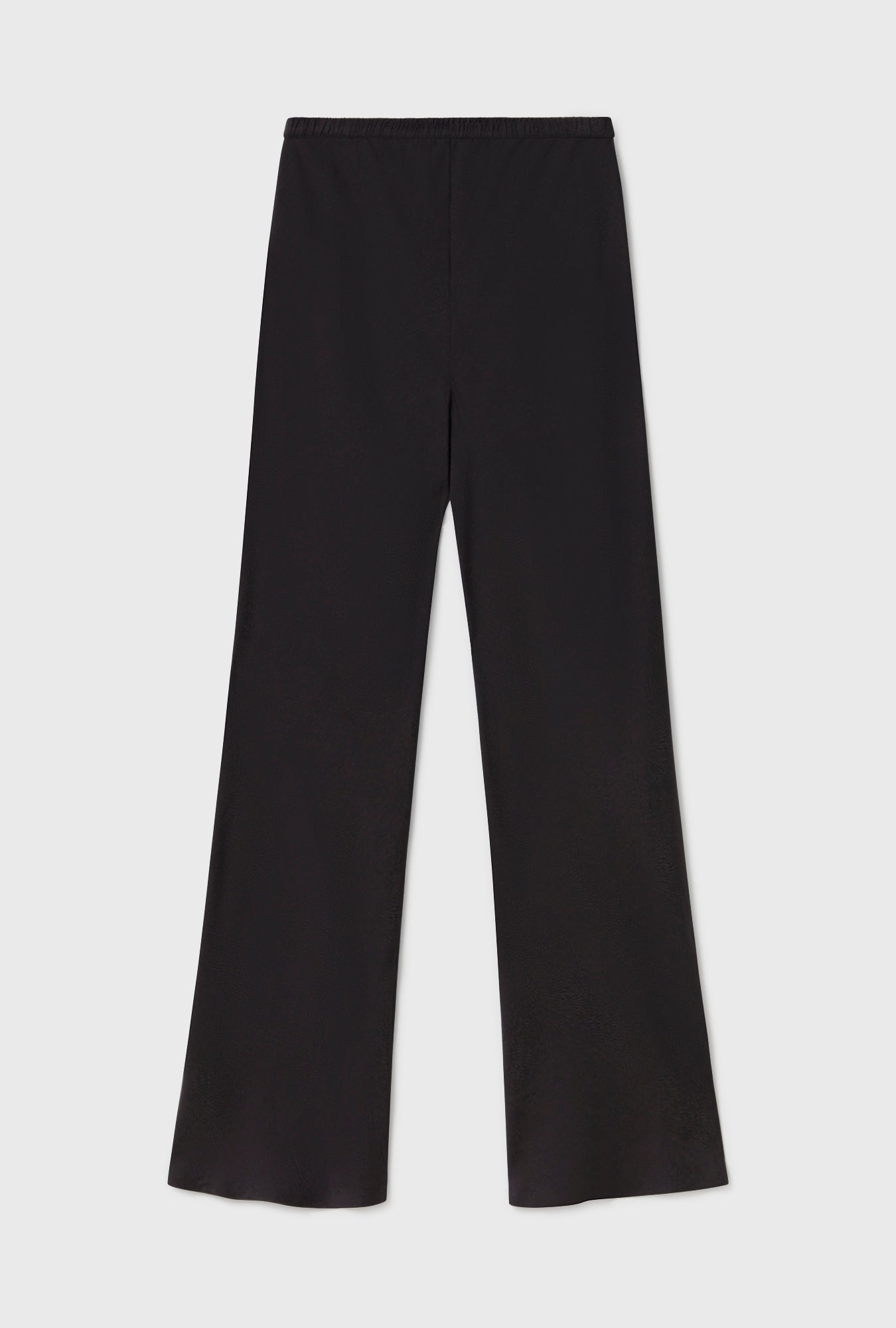 BIAS CUT PANTS CORAL JACQUARD BLACK